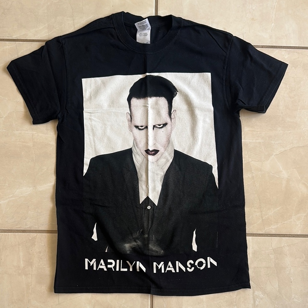 Marilyn Manson Hell Not Hallelujah Concert Tee Size Small Men’s